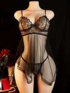 Amelia - Conjunto de lencería sensual de diseño delicado