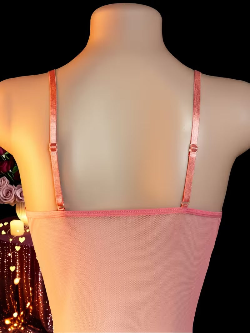 Bianca - Conjunto de lencería de encaje elegante y romántico