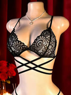 Natalia - Set de lencería delicada para noche romántica