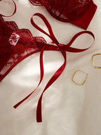 Carla - Conjunto borgoña edición San Valentín | Piel Canela | Imagen 5