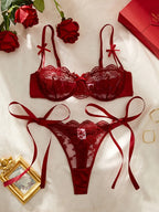 Carla - Conjunto borgoña edición San Valentín | Piel Canela | Imagen 6