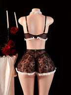 Fiorella - Conjunto negro estilo sirvienta | Piel Canela | Imagen 5