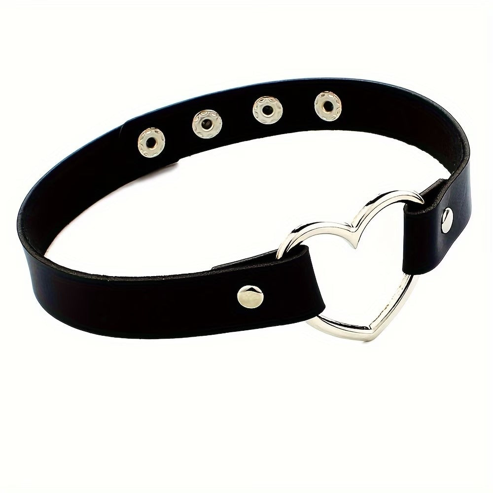 Nora - Choker Negro con Corazón