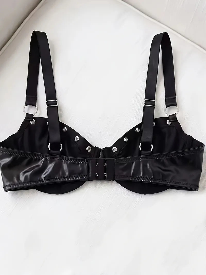 Zoe - Conjunto negro estilo punk de 2 piezas | Piel Canela | Imagen 4