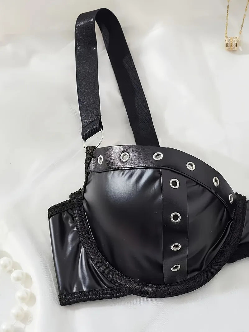 Zoe - Conjunto negro estilo punk de 2 piezas | Piel Canela | Imagen 5