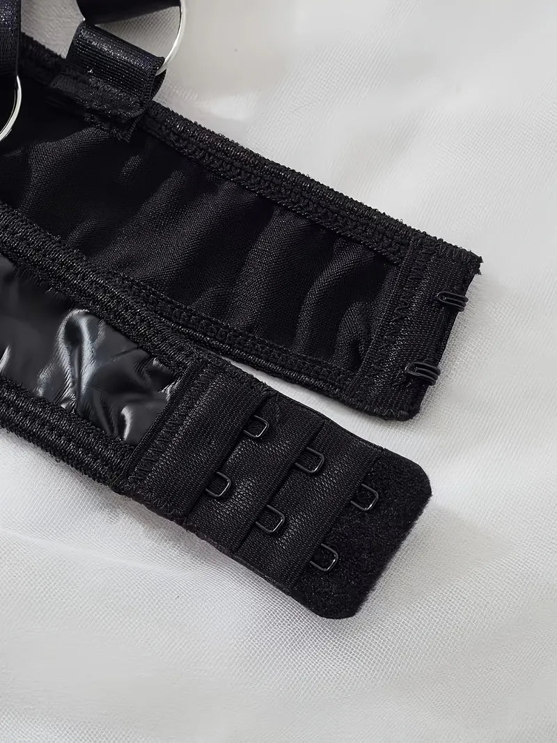 Zoe - Conjunto negro estilo punk de 2 piezas | Piel Canela | Imagen 6